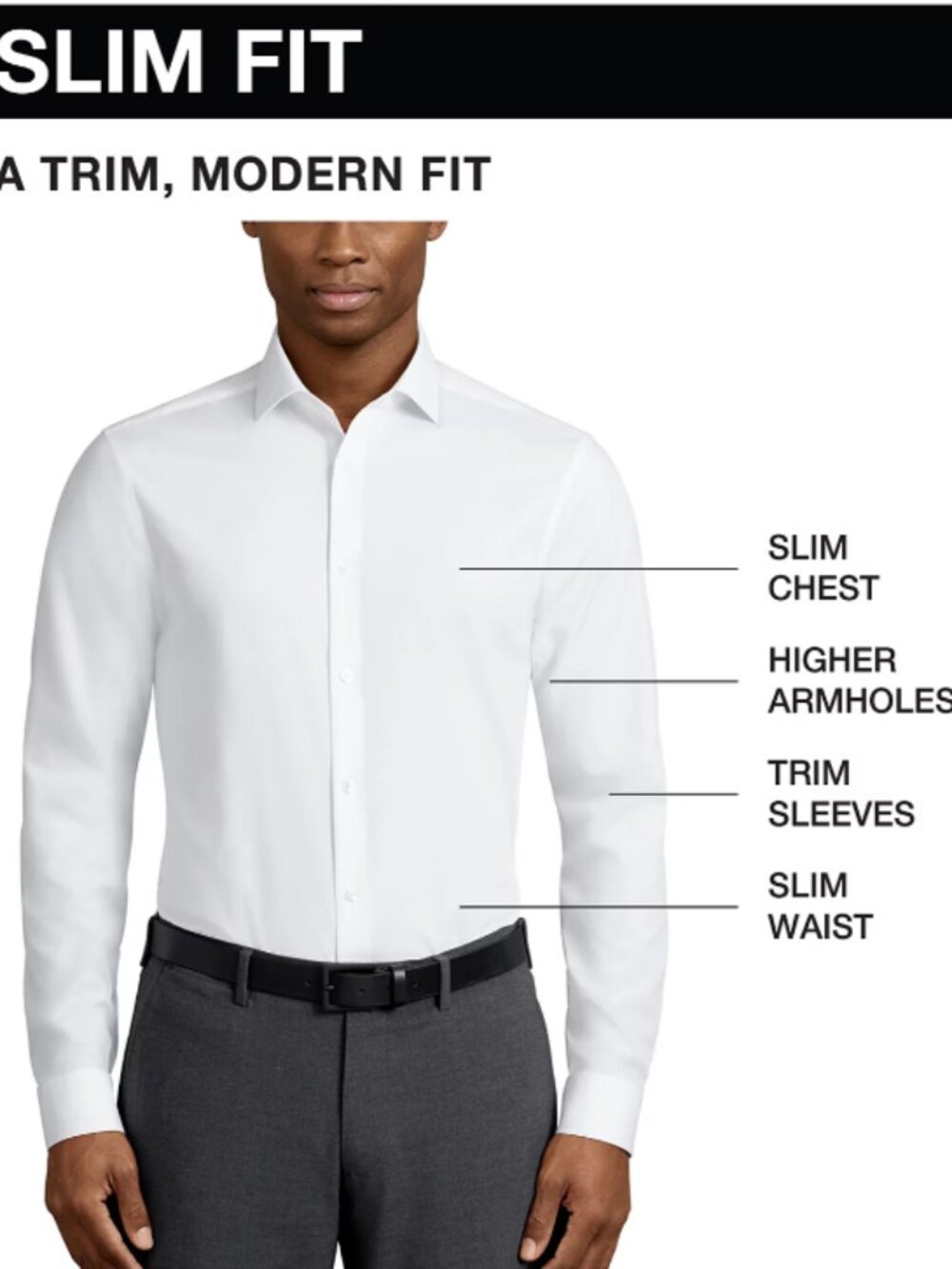 NWT Calvin Klein Dress Shirt Extra-Slim Fit Stain Wrinkle Resistant White Large